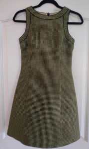 Vintage Detour Original Mini Dress. Structured and fully lined.