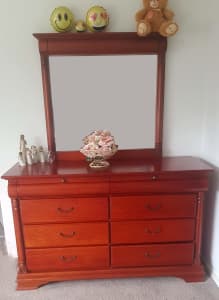 Bedroom sideboard plus two chests of drawers