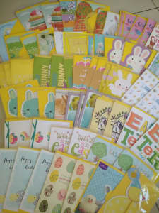 Easter Cards over 60cards $5 for the lot