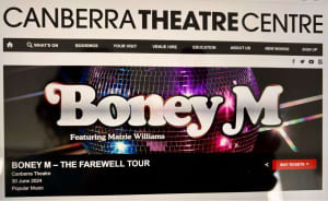 Boney M concert - Canberra - 30 June 2024