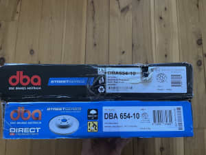 DBA 654-10 Front Disc Rotors for Subaru Impreza, Liberty, Levorg, Brz