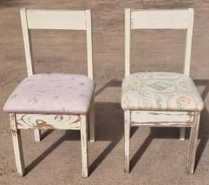 Vintage kids chairs 