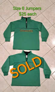 Greenwith Primary School Uniform Jumper Size 8 $25