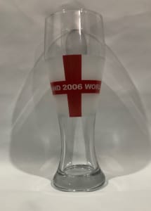 1 NEW 2006 England World Cup English Beer Glass 1000ml - 1 Litre