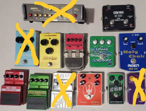 Guitar Effects Pedals from $40 Postage Offered