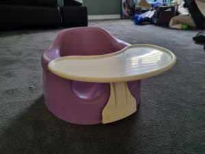 Bumbo baby seat with tray