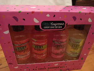 Brand new 4 pack fruit supreme shower gel $10