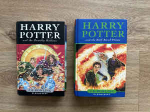 Two Hardcover Harry Potter Books