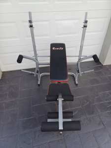 Gym, rack, bench press, leg curl, 7 in 1 home gym station 