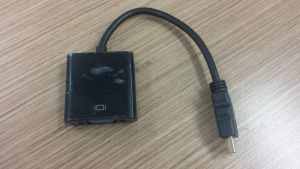 Brand new HDMI male to VGA female adapter