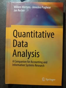 Quantitive data analysis by Mertens,Pugliese,Recker