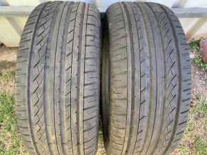 Pair of 195/50 R15 Hifly tyres