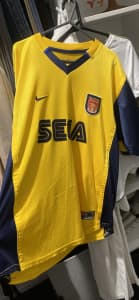 Arsenal Nike Sega XL football soccer shirt******2000 season Gunners