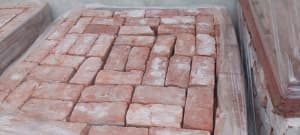 Rustic solid red bricks ( Reclaimed )