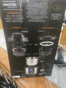 Master pro ultimate all in one multi cooker and air fryer
