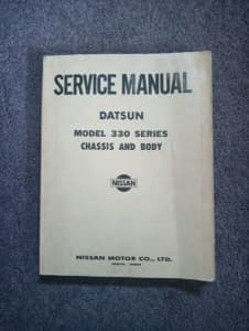 Datsun 330 series. Car workshop manual.