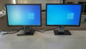 2 X DELL 22” monitors ………Coogee