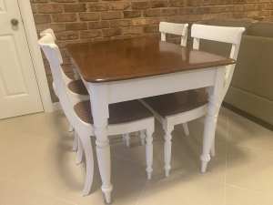 French Provincial Style Table & Chairs