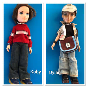 BRATZ BOYZ vintage toys koby and Dylan $30 each