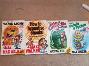 Max Walker Books. 4 Books.