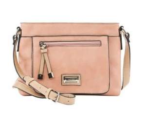 Brand New Cellini Edith Zip Top Crossbody Bag In Blush (RRP $130)