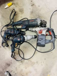 hammer, drill, impact, drill angle grinder... $150 the lot