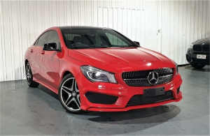 2014 Mercedes-Benz CLA-Class C117 CLA200 DCT Red 7 Speed Sports Automatic Dual Clutch Coupe