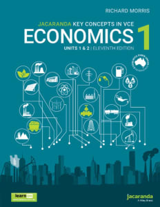 TEXT BOOK I Jacaranda - VCE Economics Units 1 & 2 - VG cond