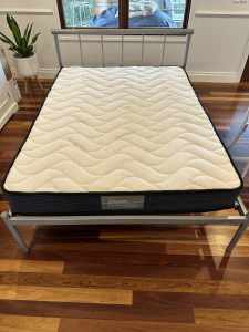 Double Bed frame and mattress