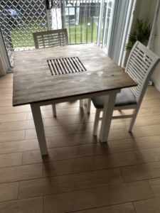 FREE DINING TABLE AND CHAIRS!!