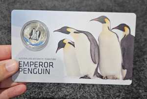 Australian Antarctic Territory Series 50 Cent Coin - Emperor Penguin