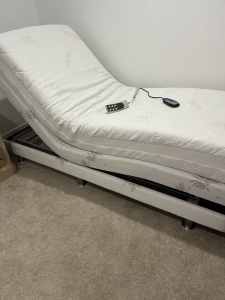 Adjustable single bed with massage function $375