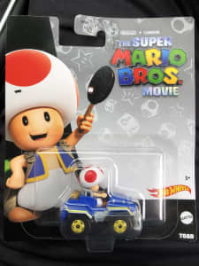 Hot Wheels Mario Kart Cart Mario Bros. Brothers Toad