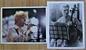 2 1980s David Bowie photos Black and White - Colour