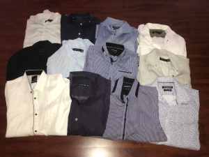 12x mens long sleeve shirts (Connor, Tarocash, Yd and Calvin Klein)