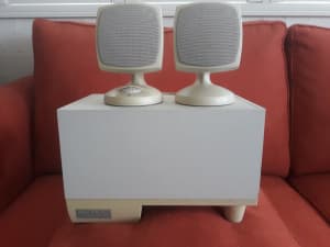 computer speakers and subwoofer
