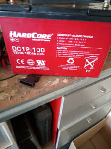 Battery box and Hardcore 100ah battery