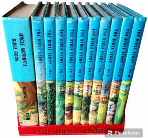 The Bible Story Volume 1 2 3 4 5 6 7 8 9 10 Book & Stand By Arthur Max