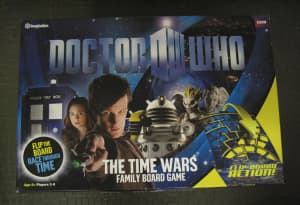 DOCTOR WHO THE TIME WARS - FAMILY BOARD GAME - COMPLETE