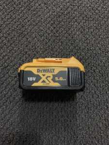Brand new Dewalt 18v 5ah battery