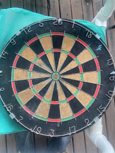 Authentic dartboard from the red lion pub in telford