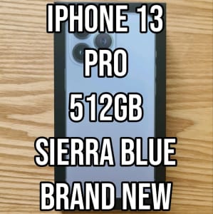 Iphone 13 Pro 512GB Sierra Blue Brand New Australian Model Unlocked