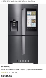Samsung family hub fridge