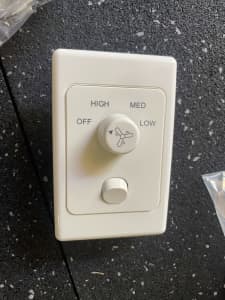 Fan Controllers with light switch, A/C x 7