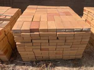 Paving Bricks - Clay - 230 x 115 x 50 - Cream/Terracotta colour -75sqm