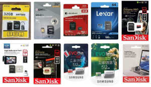 New SD cards, 32gb, 64gb, 128gb. Sandisk Lexar Toshiba