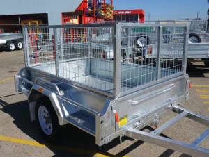 *SALE - New Galvanised Caged Trailers For Sale with Tilt *Garden