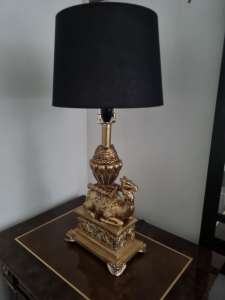New bedside or table lamp in the box