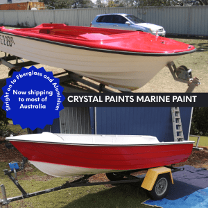 RED MARINE PAINT FOR TINNIES AND BOATS 4 LITRE QLD MADE