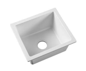 Granite Stone Sink Bowl Top or Under Mount 460x410mm White